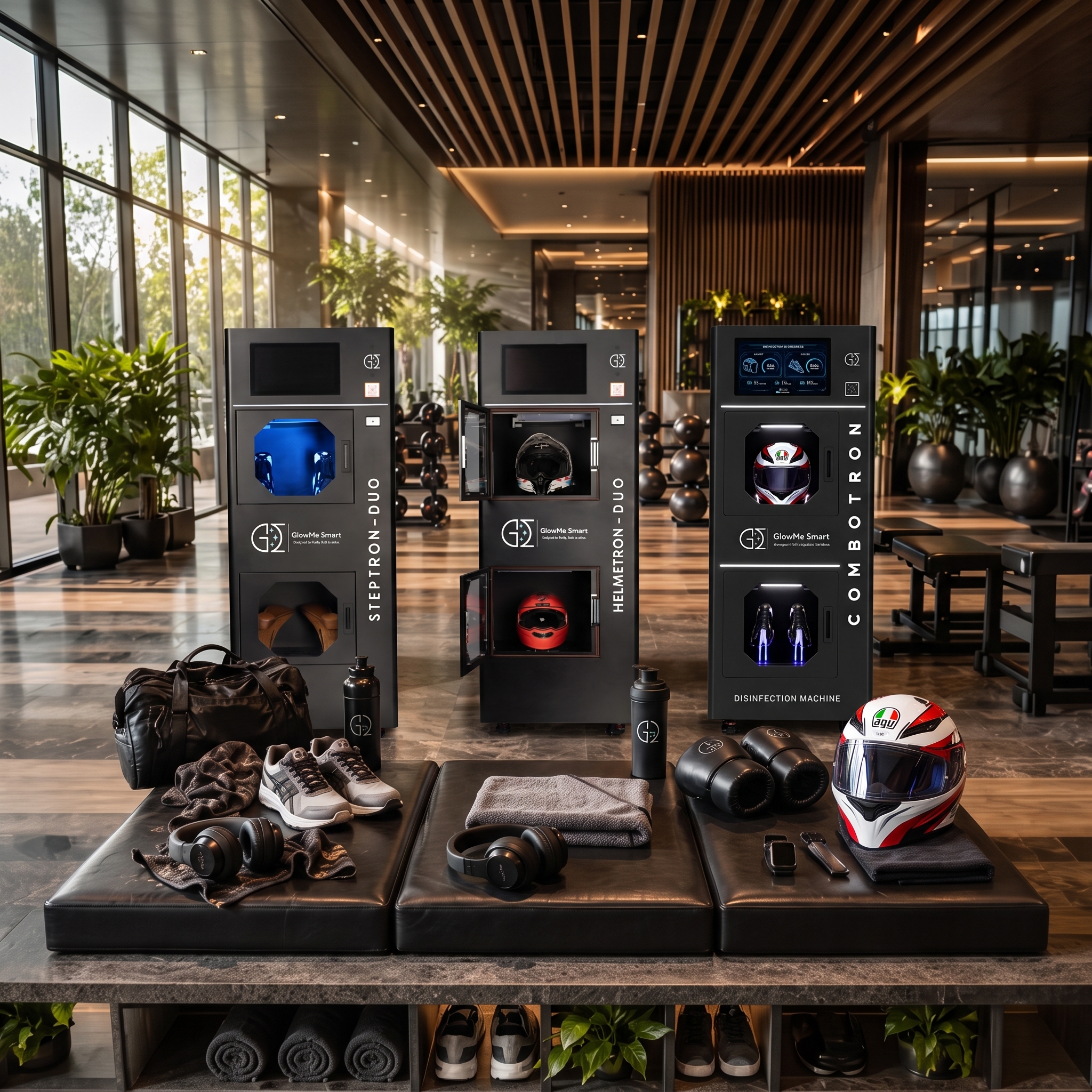 Shoe Disinfection Kiosks for Gyms & Fitness Centers